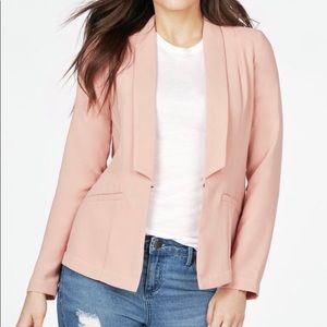 JustFab Blush Pink Blazer